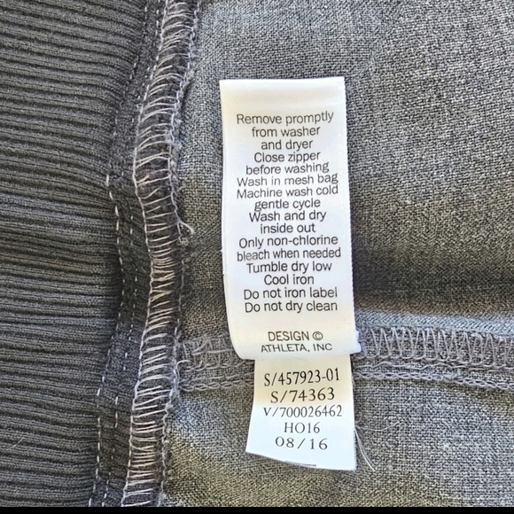 The ATHLETA Women's Gray Sz 12P Tapered  Wool Blend Casual Versatile Dress Pants - Picture 14 of 15
